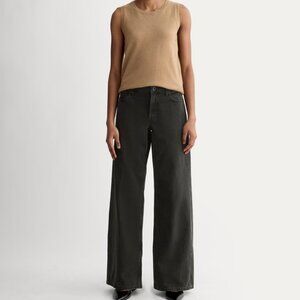 Everlane Women's Low-Key Jean in Washed Black, Size 27